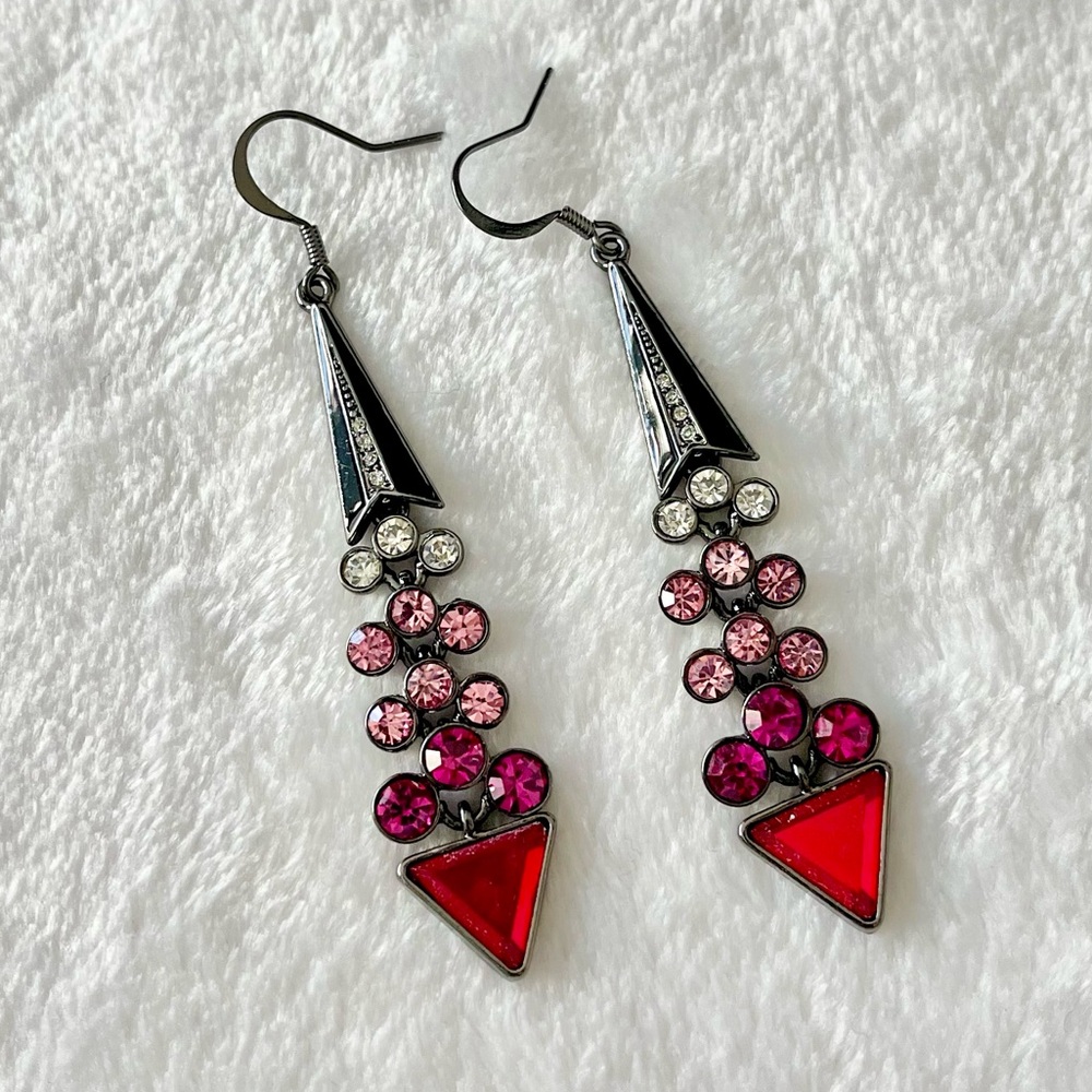 NWOT Jewelmint Colorblock Jewel Earrings
